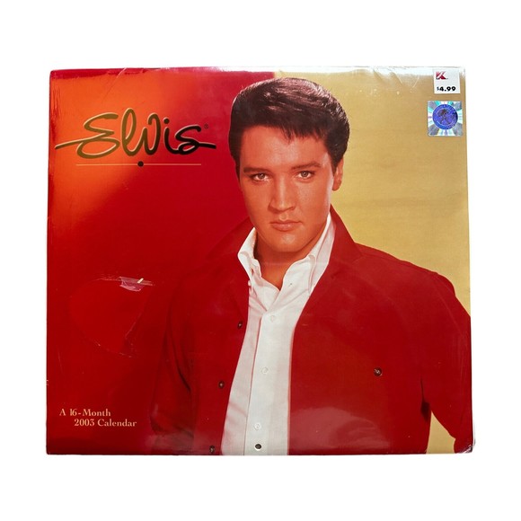 Elvis Presley Calendar Lot of 10 era 2001-2015 Sealed Mead Products - Picture 5 of 16
